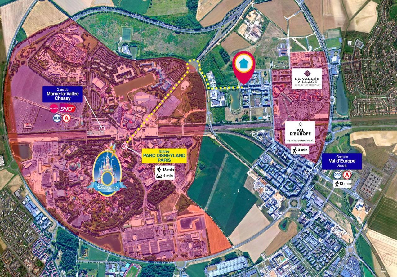 Disneyland-Paris, Studio 2 Pers, Wifi Serris Zewnętrze zdjęcie